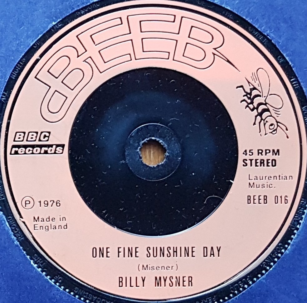 BEEB 016 Little ol' rock ''n'' roll band Billy Mysner from the BBC records and Tapes library Label